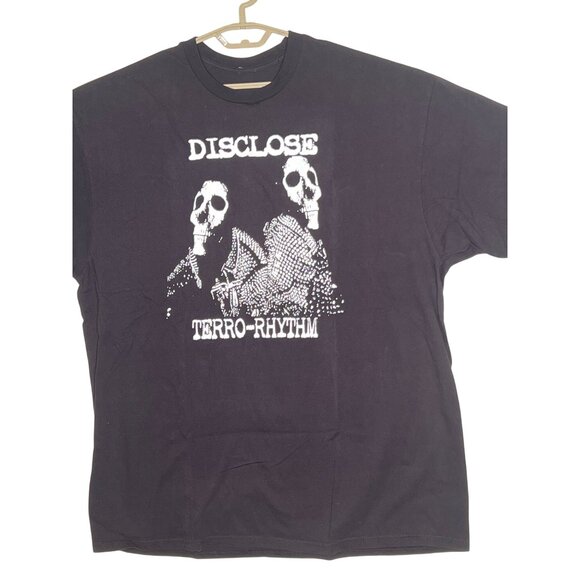 Disclose Terro-Rhythm Graphic  L T-Shirt Skull Print Cotton Unisex Punk Rock - Picture 2 of 8